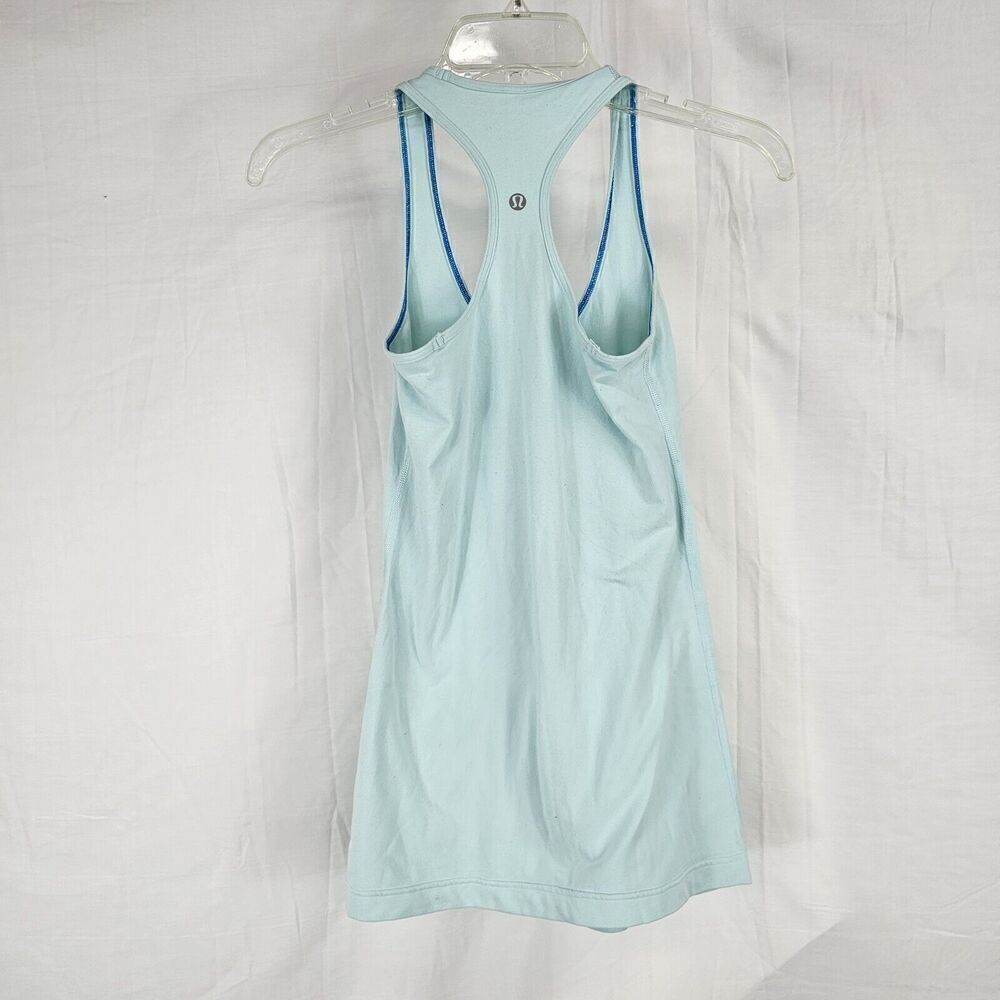 Lululemon Athletica Women's Size 4 Blue Racerback Tank - Picture 4 of 5